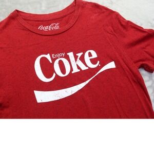 Vintage Style Coca Cola Enjoy Coke Red T Shirt‎ Men's Size M
